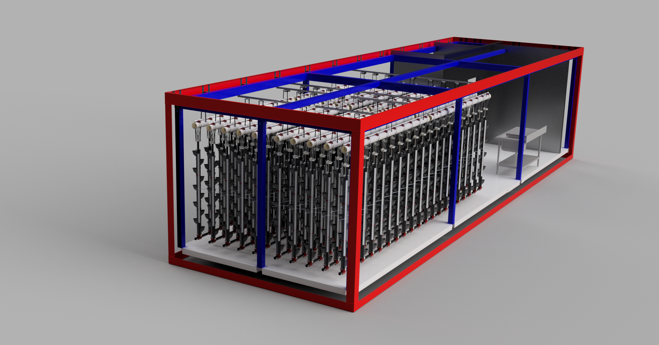 Single 40-ft container — exterior